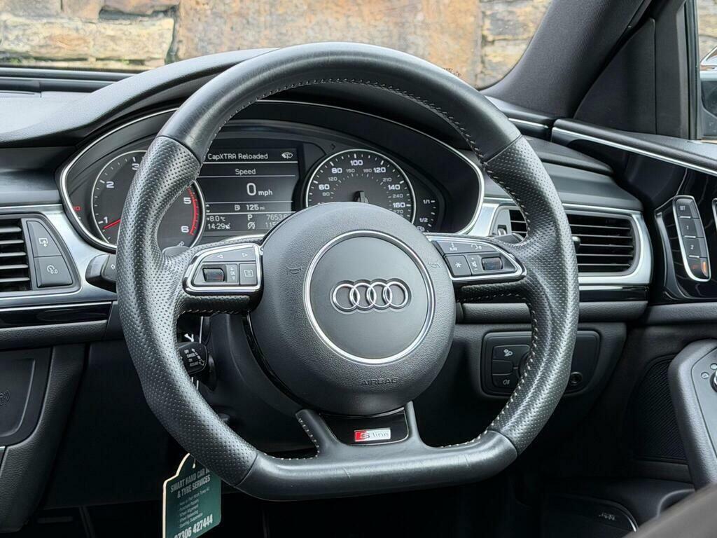 Audi A6 Saloon Tdi Ultra S Line Black Edition White #22
