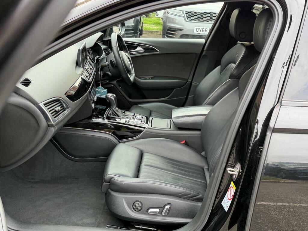 Audi A6 Saloon Tdi Ultra S Line Black Edition White #14
