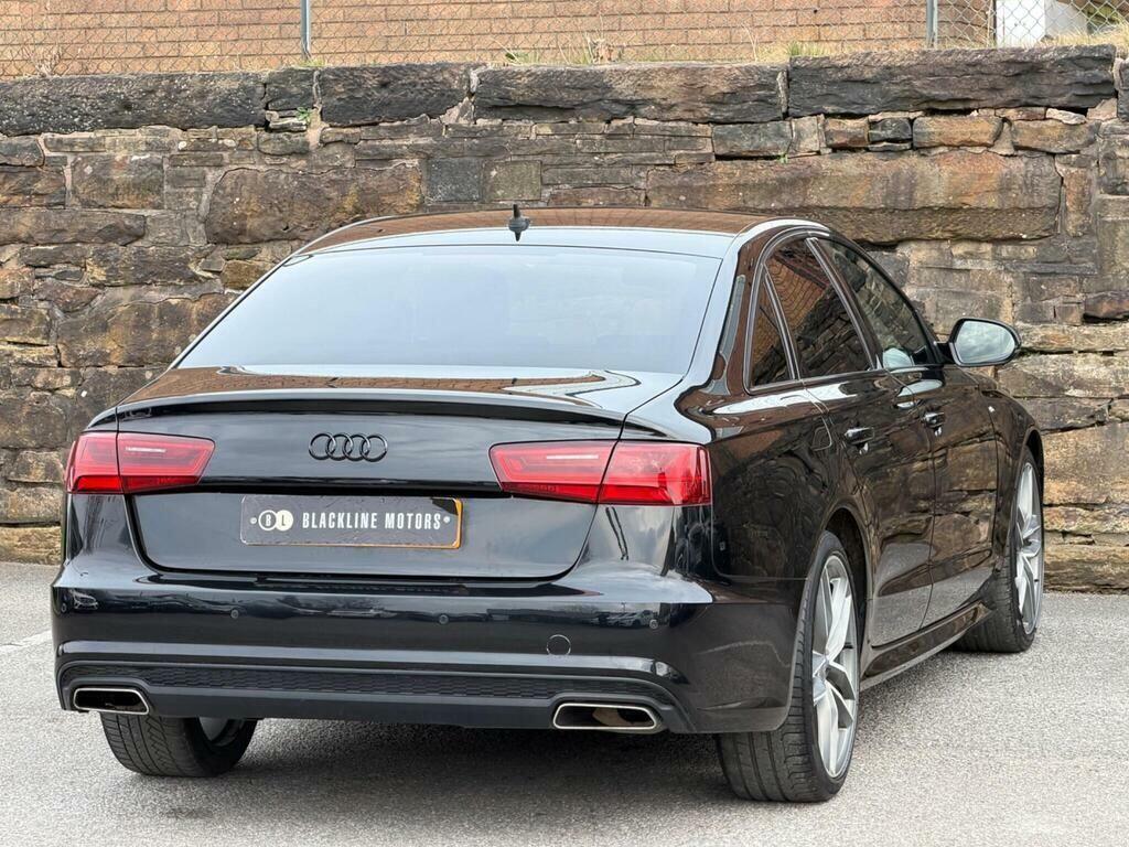 Audi A6 Saloon Tdi Ultra S Line Black Edition White #7