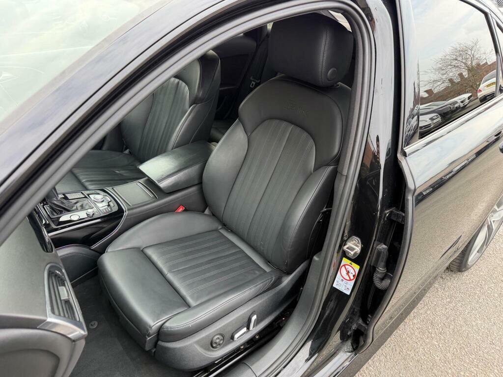 Audi A6 Saloon Tdi Ultra S Line Black Edition White #16