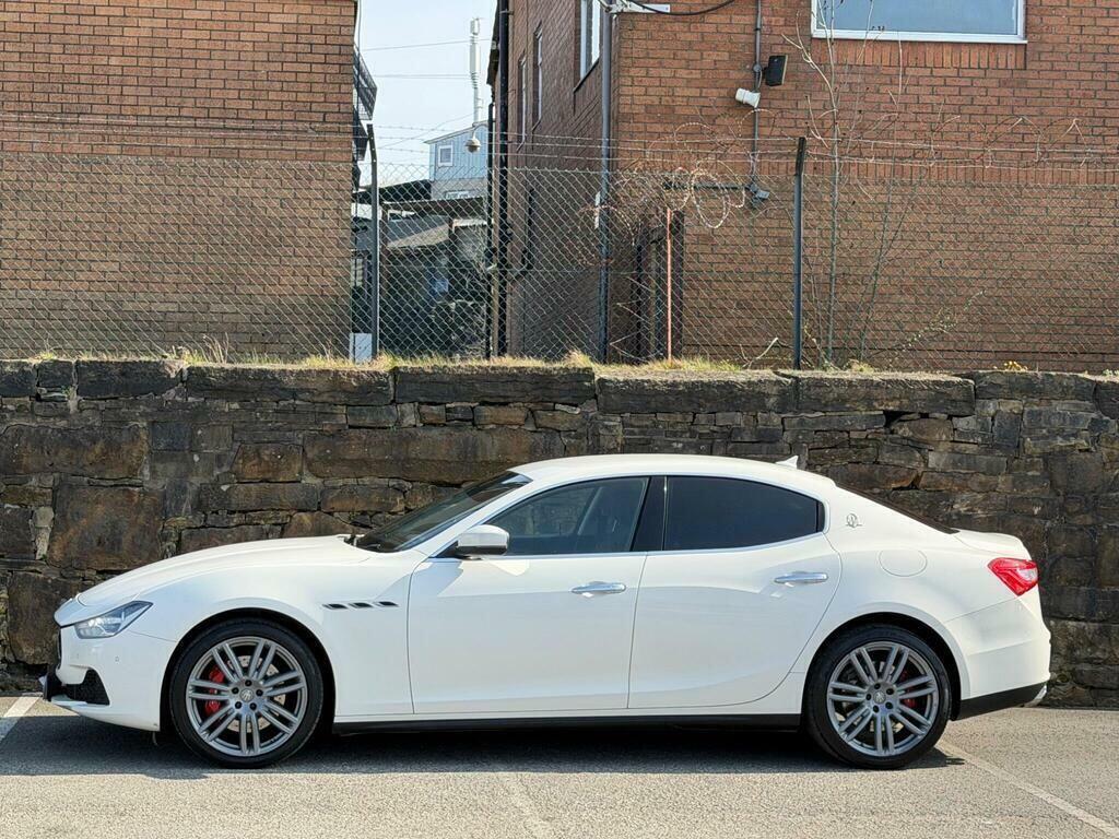 Maserati Ghibli 3.0D V6 Zf Euro 5 S S White #5