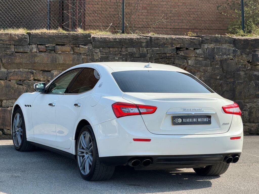 Maserati Ghibli 3.0D V6 Zf Euro 5 S S White #4