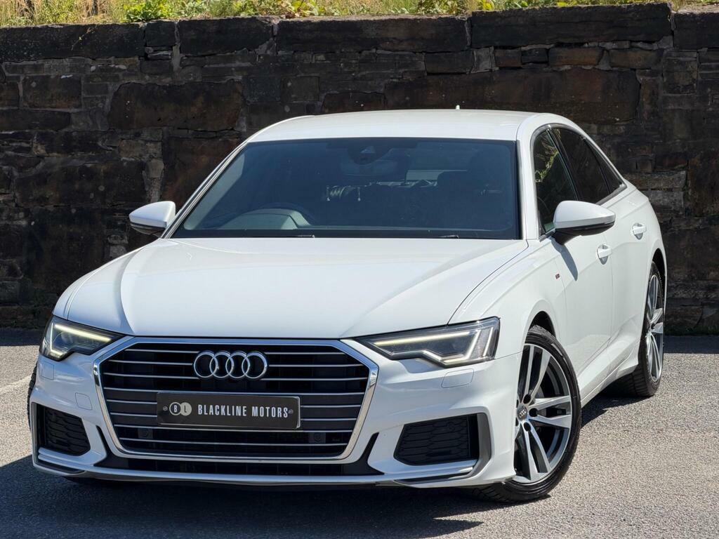 Audi A6 Saloon 2.0 Tdi 40 S Line S Tronic Euro 6 S S White #3