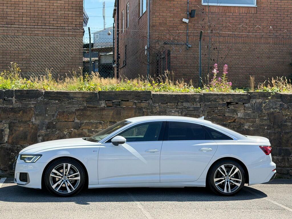 Audi A6 Saloon 2.0 Tdi 40 S Line S Tronic Euro 6 S S White #4