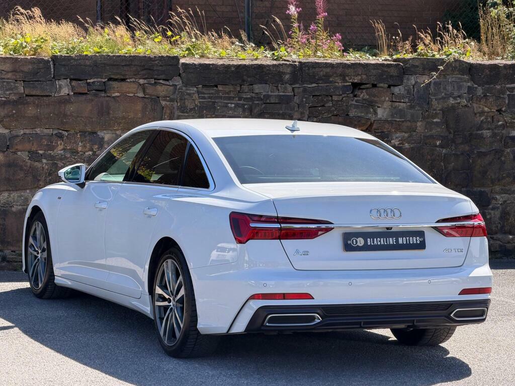 Audi A6 Saloon 2.0 Tdi 40 S Line S Tronic Euro 6 S S White #5