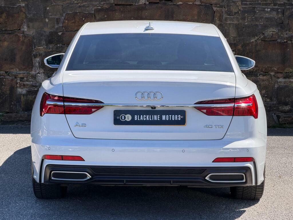 Audi A6 Saloon 2.0 Tdi 40 S Line S Tronic Euro 6 S S White #6