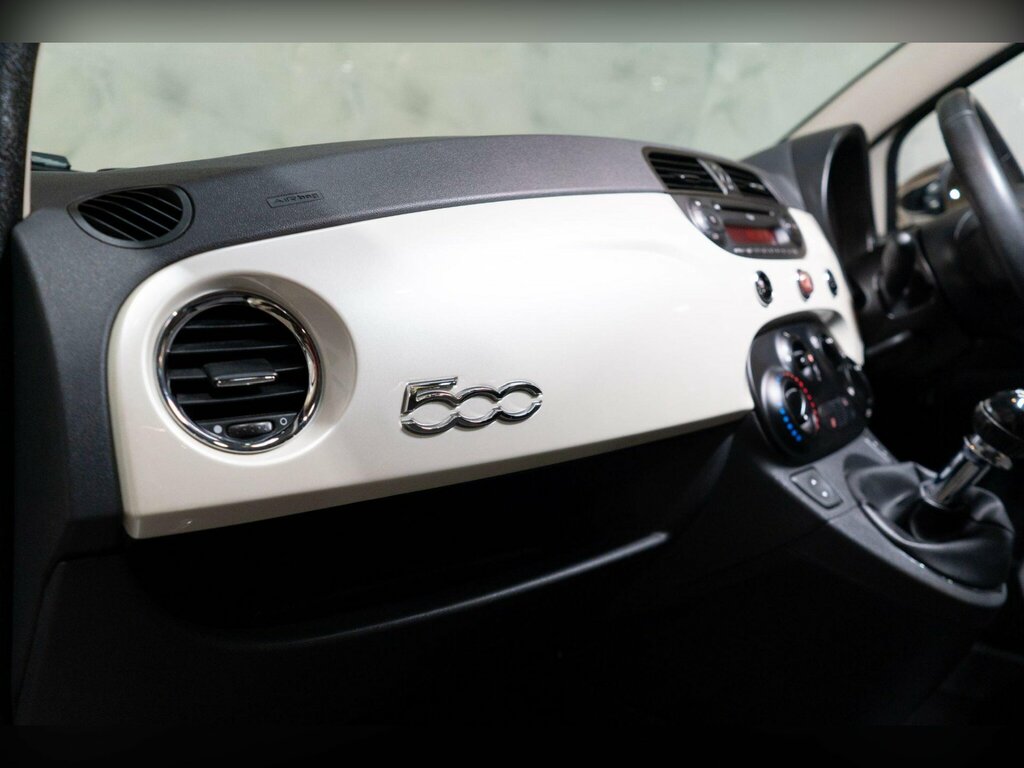 Fiat 500 1.2 Lounge Euro 6 Ss White #15