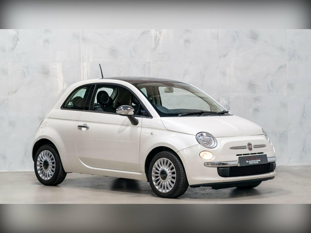 Fiat 500 1.2 Lounge Euro 6 Ss White
