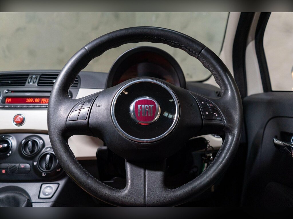 Fiat 500 1.2 Lounge Euro 6 Ss White #25