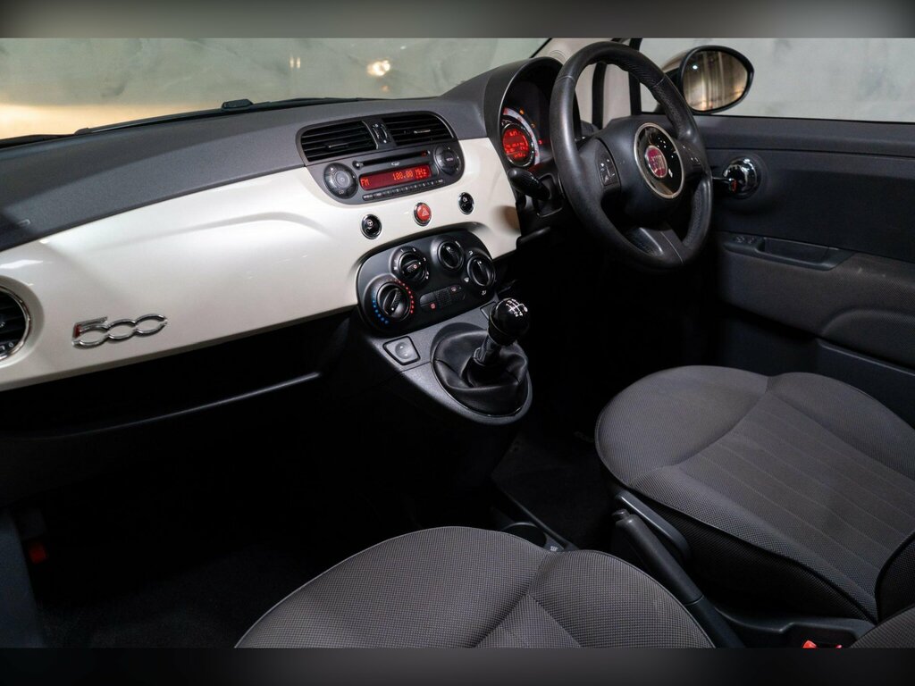 Fiat 500 1.2 Lounge Euro 6 Ss White #14