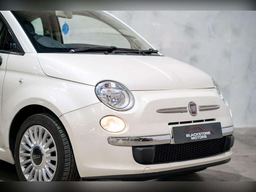 Fiat 500 1.2 Lounge Euro 6 Ss White #9