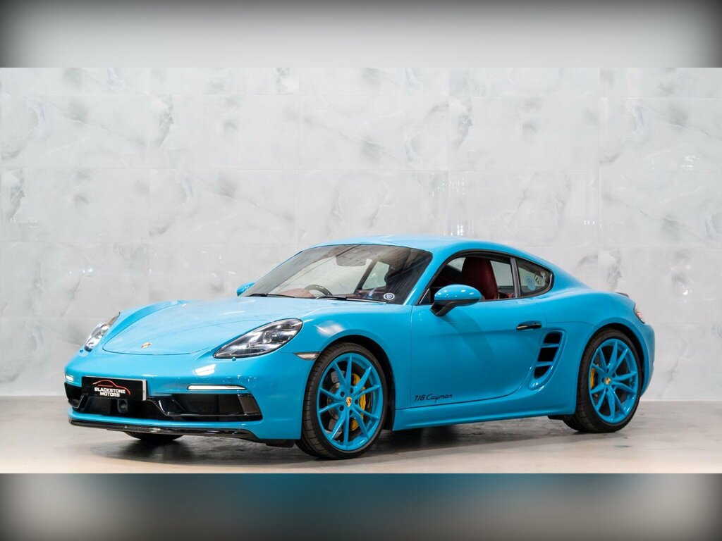 Porsche 718 Cayman 2.0T Pdk Euro 6 Ss Blue #3