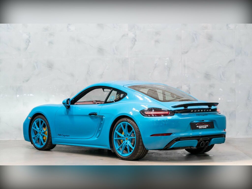 Porsche 718 Cayman 2.0T Pdk Euro 6 Ss Blue #5