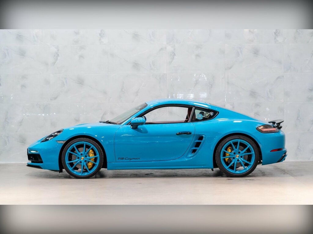 Porsche 718 Cayman 2.0T Pdk Euro 6 Ss Blue #4