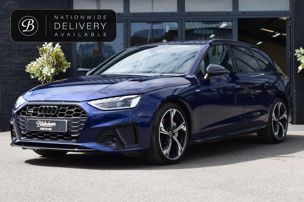 Audi A4 Avant Estate 2.0 Tdi 40 Black Edition S Tronic Quattro E EX72DWE Blue