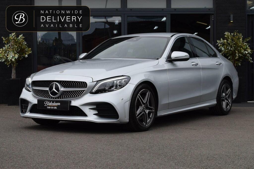 Mercedes-Benz C Class Saloon 2.0 C220d Amg Line Premium G-tronic Euro KR20RPX Silver