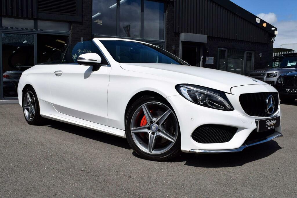 Mercedes-Benz C Class Convertible 2.1 C220d Amg Line Cabriolet G-tronic KP17EBO White #3