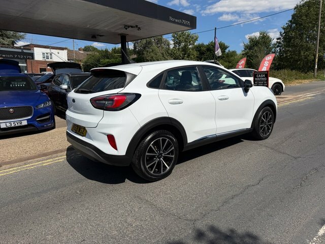 Ford Puma 1.0T Ecoboost Mhev Titanium Suv White #5