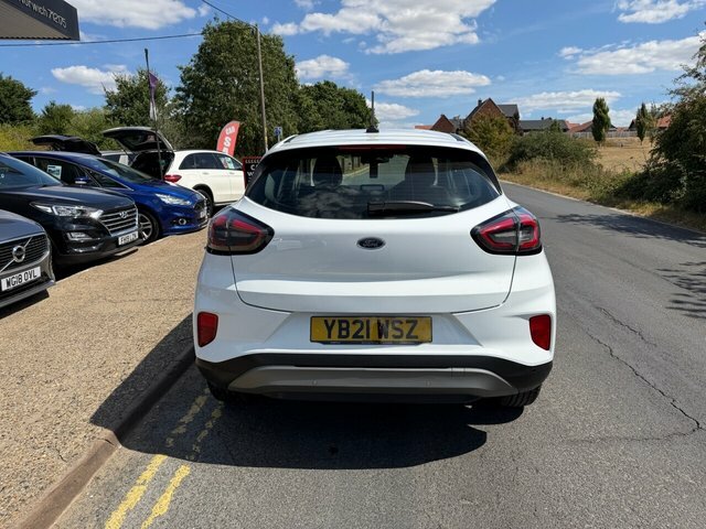 Ford Puma 1.0T Ecoboost Mhev Titanium Suv White #4