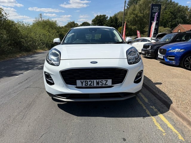 Ford Puma 1.0T Ecoboost Mhev Titanium Suv White #2