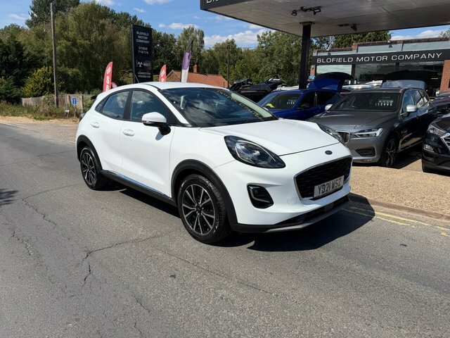 Ford Puma 1.0T Ecoboost Mhev Titanium Suv White #3