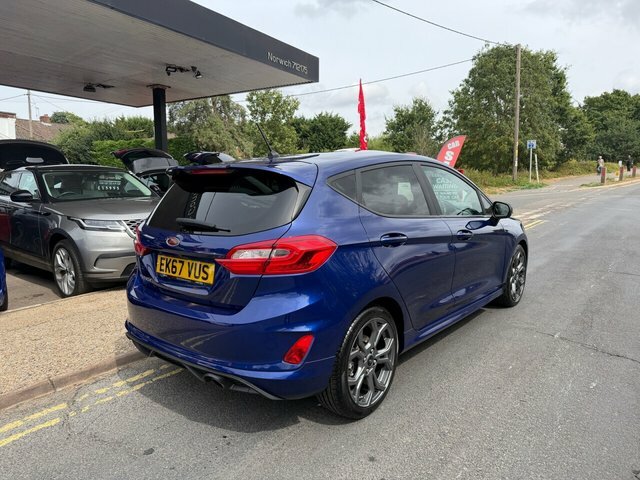 Ford Fiesta 1.0T Ecoboost St-line X Hatchback Manua EK67VUS Blue #5
