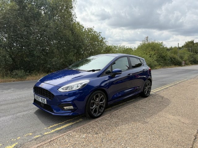 Ford Fiesta 1.0T Ecoboost St-line X Hatchback Manua Blue