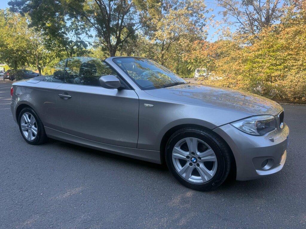 BMW 1 Series 2.0 118I Se Convertible Euro 5 GL62ZHF Silver