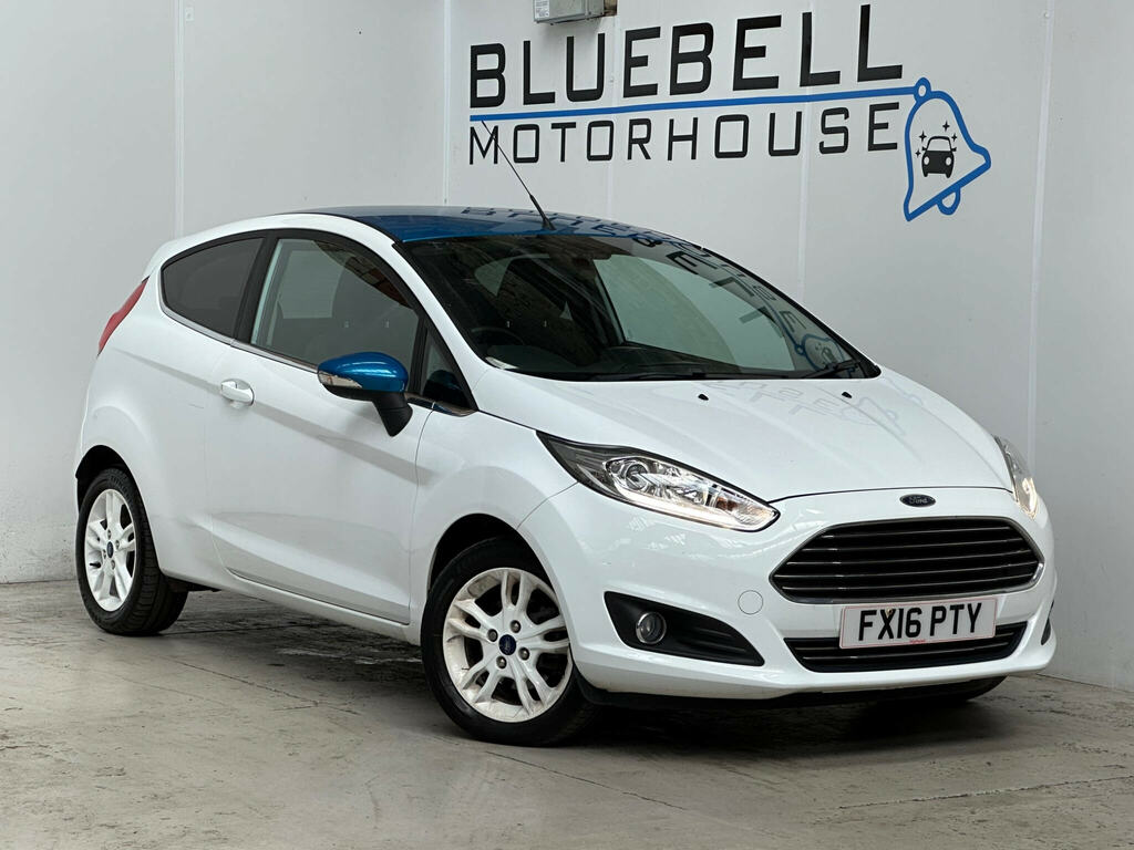 Ford Fiesta 1.0T Ecoboost Zetec White Edition Euro 6 Ss FX16PTY White
