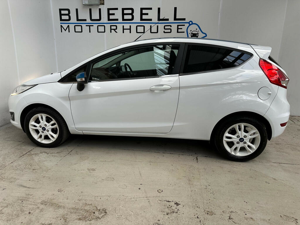 Ford Fiesta 1.0T Ecoboost Zetec White Edition Euro 6 Ss FX16PTY White #6