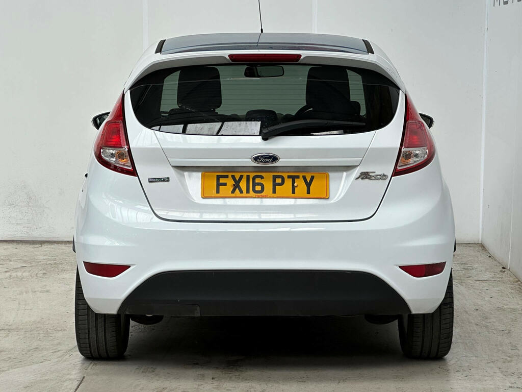 Ford Fiesta 1.0T Ecoboost Zetec White Edition Euro 6 Ss FX16PTY White #5