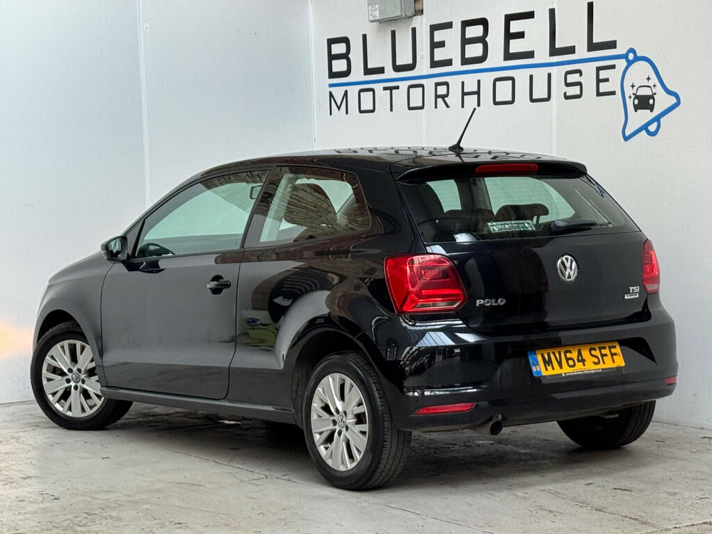 Volkswagen Polo 1.2 Tsi Bluemotion Tech Se Euro 6 Ss MV64SFF Black #4