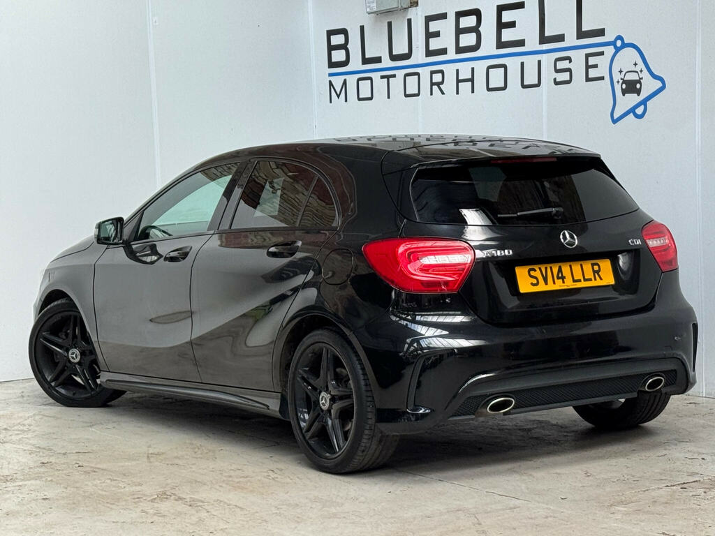 Mercedes-Benz A Class 1.5 A180 Cdi Amg Sport Euro 5 Ss SV14LLR Black #4