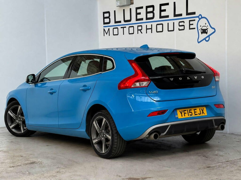 Volvo V40 2.0 D2 R-design Euro 6 Ss Blue #4