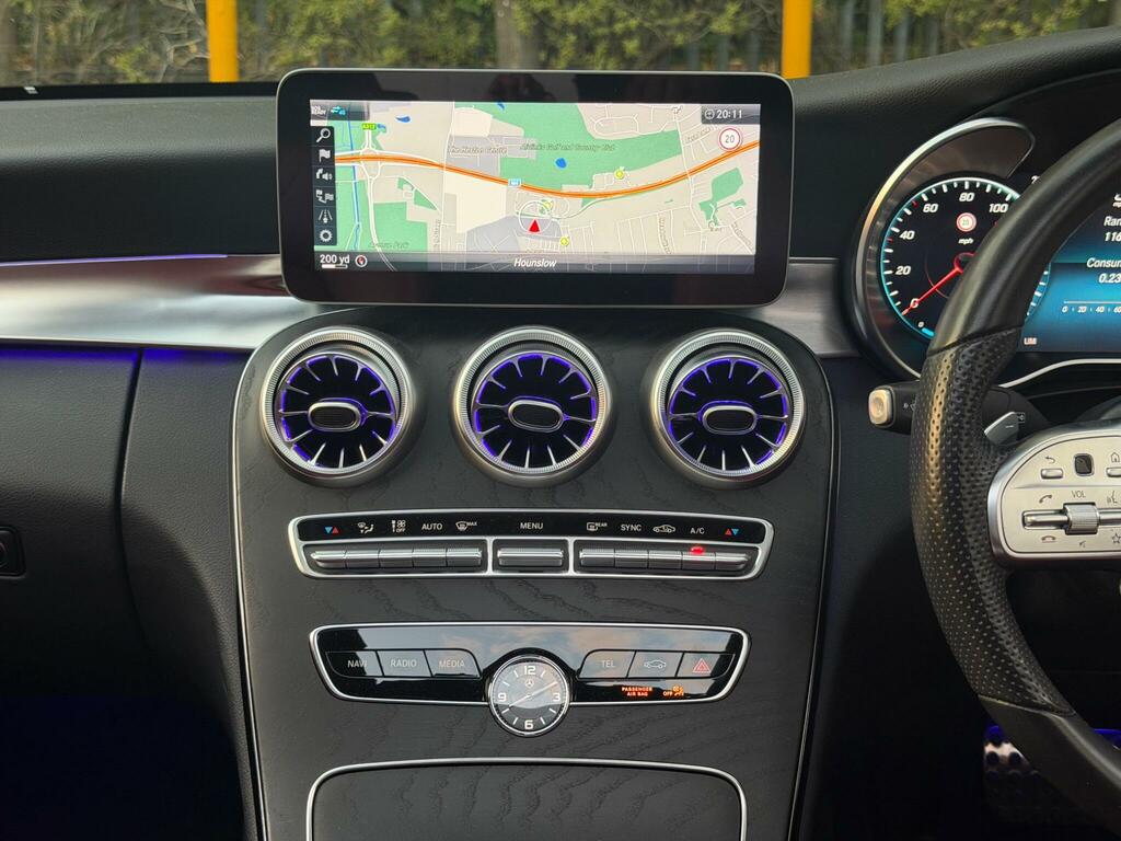 Mercedes-Benz C Class 1.5 C200 9G-tronic Sport Cwvehiclemarketing Blue #20