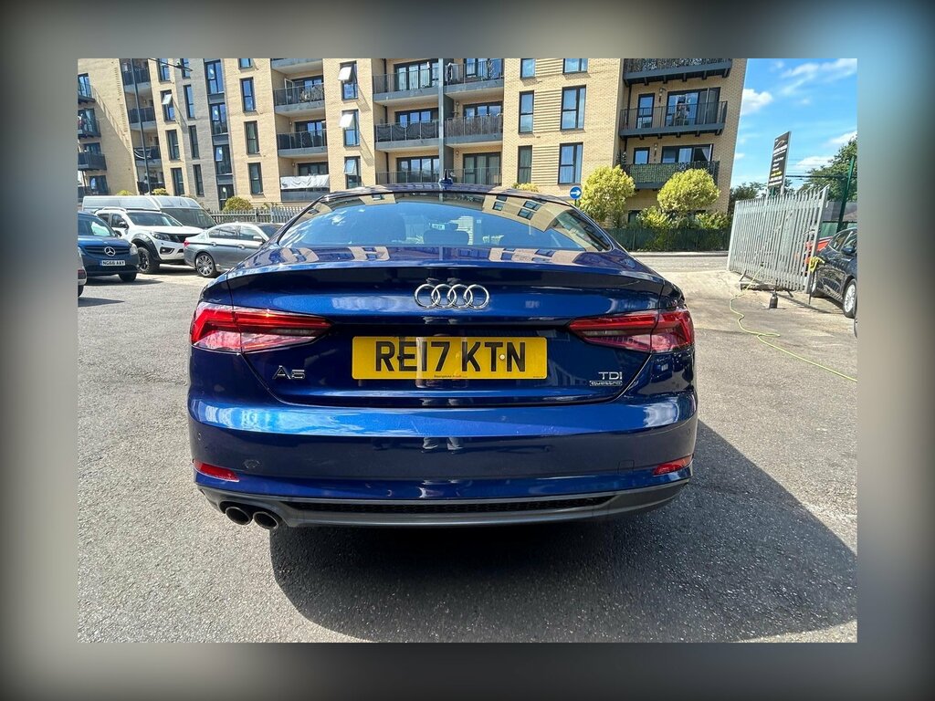Audi A5 2.0 Tdi S Line Sportback S Tronic Quattro Euro 6 RE17KTN Blue #4
