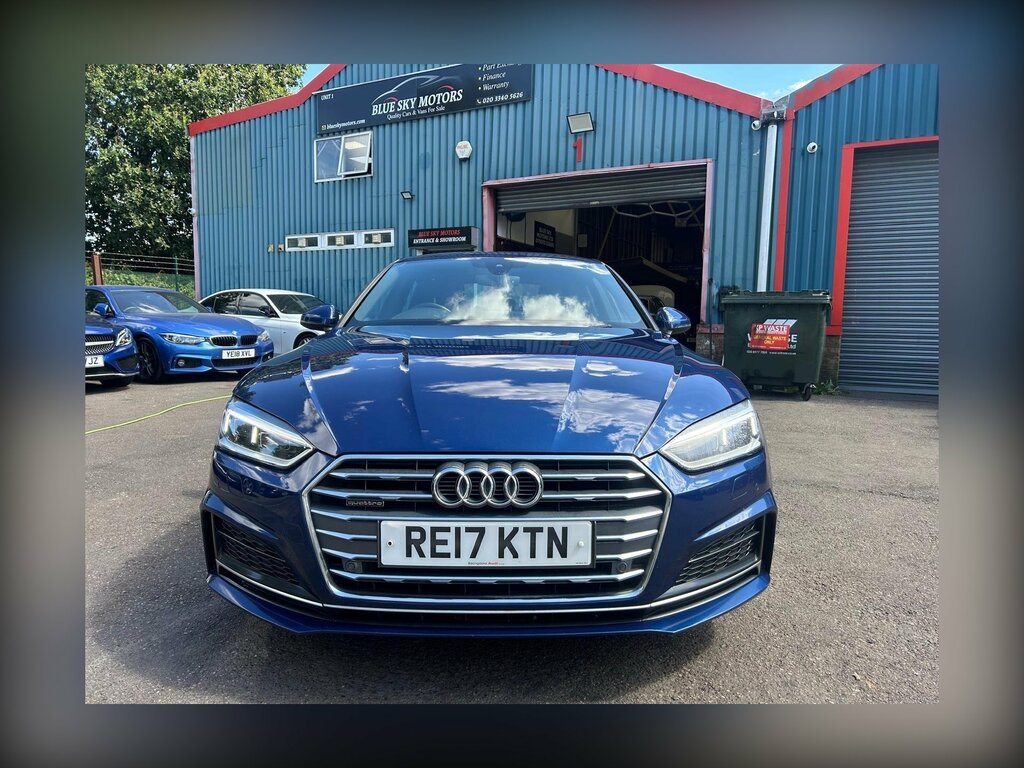 Audi A5 2.0 Tdi S Line Sportback S Tronic Quattro Euro 6 RE17KTN Blue #2