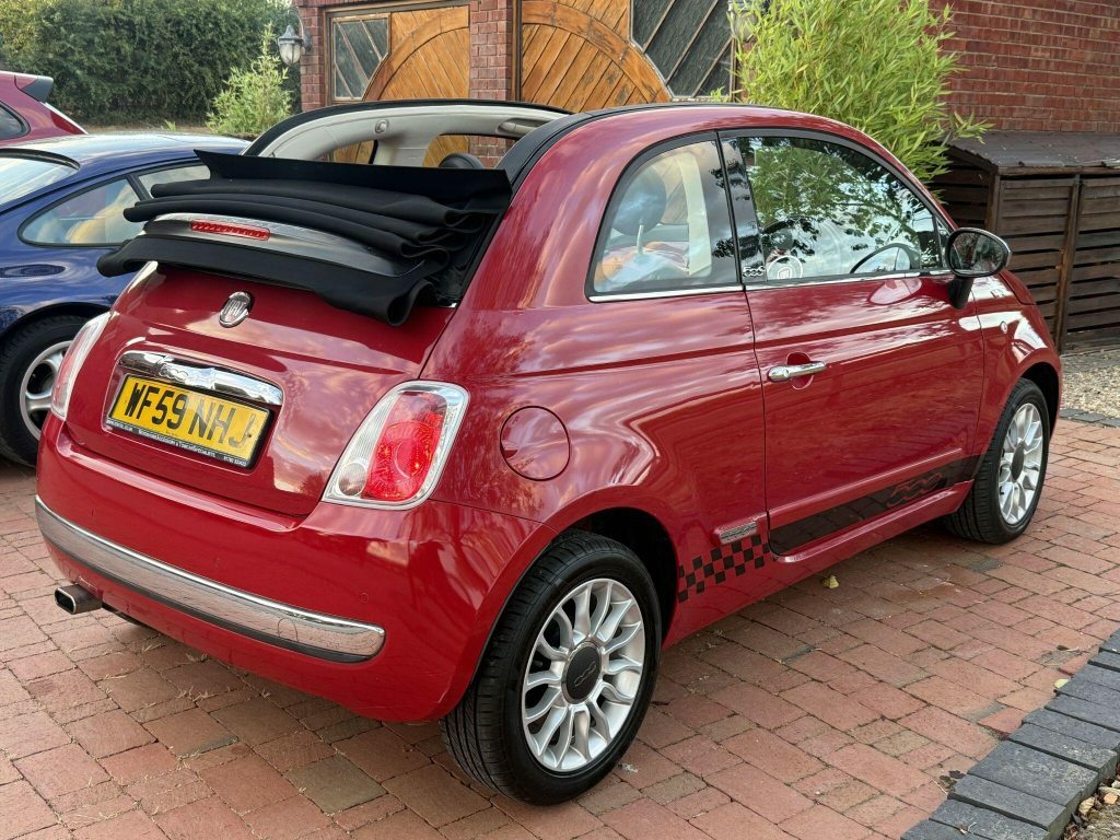 Fiat 500C 1.3 Multijet Lounge Euro 5 Red #6