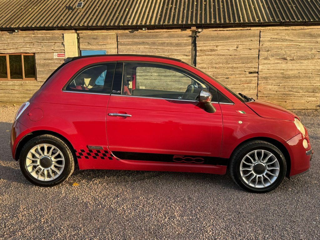 Fiat 500C 1.3 Multijet Lounge Euro 5 Red #2