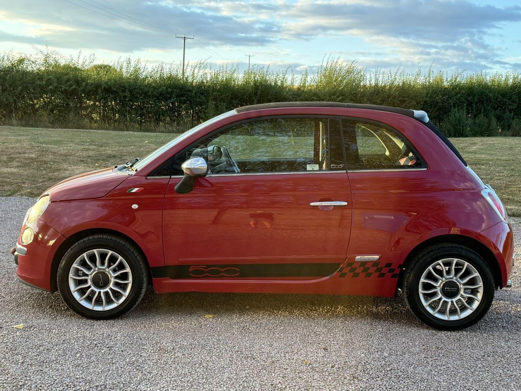 Fiat 500C 1.3 Multijet Lounge Euro 5 Red #4