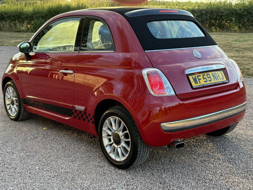 Fiat 500C Pop Convertible Euro 5 100 Bhp White #9