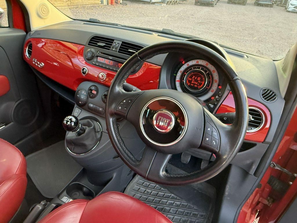 Fiat 500C Pop Convertible Euro 5 100 Bhp White #19