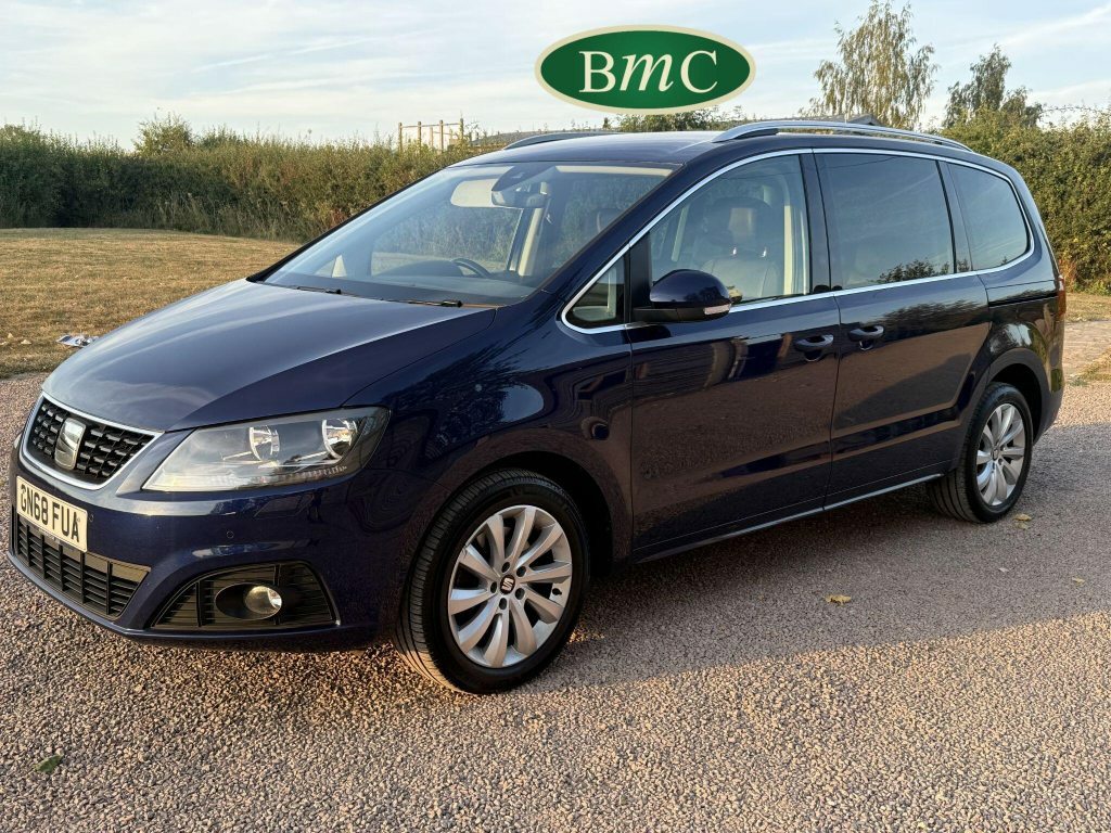 Seat Alhambra 2.0 Tdi Ecomotive Se L Euro 6 S S GN68FUA Blue #2