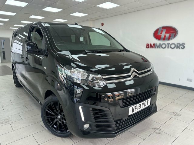 Citroen Dispatch 2.0 Bluehdi 1400 M Crew Van Double Cab 6Dr Black