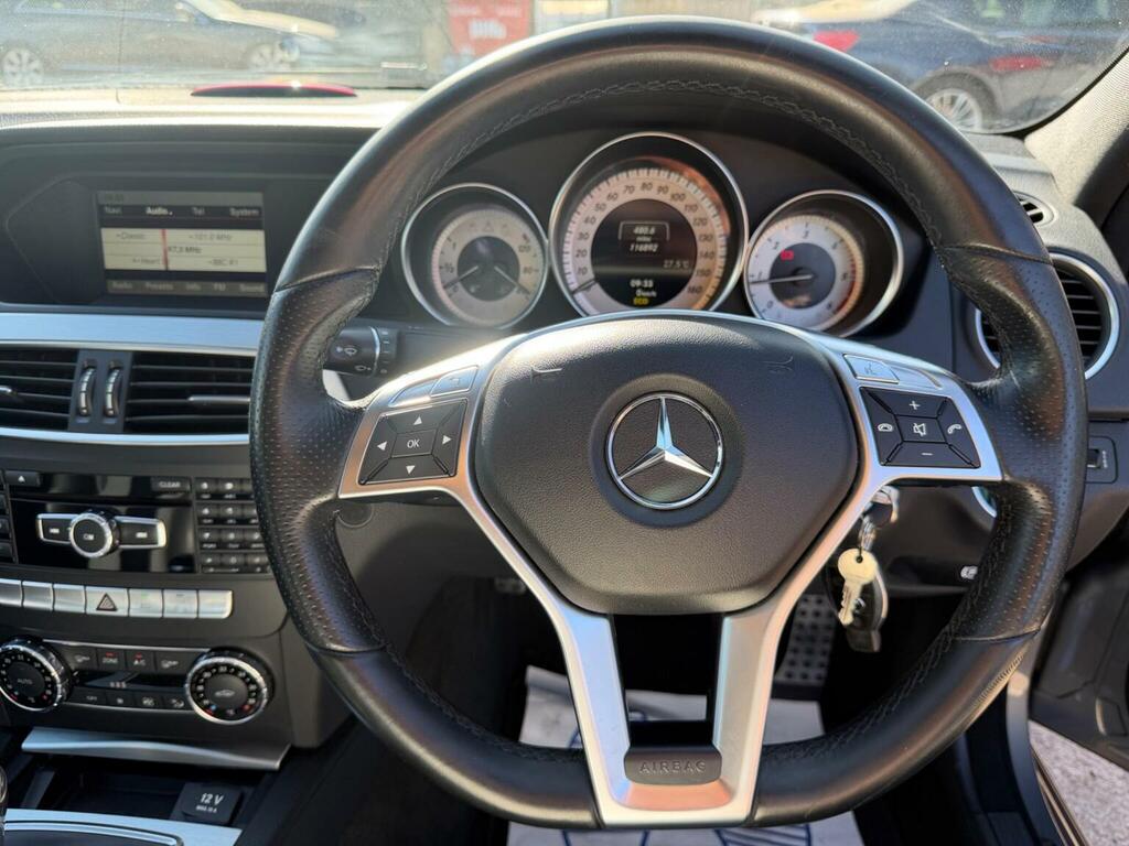 Mercedes-Benz C Class Saloon 2.1 C220 Cdi Blueefficiency Sport G-tronic Black #13