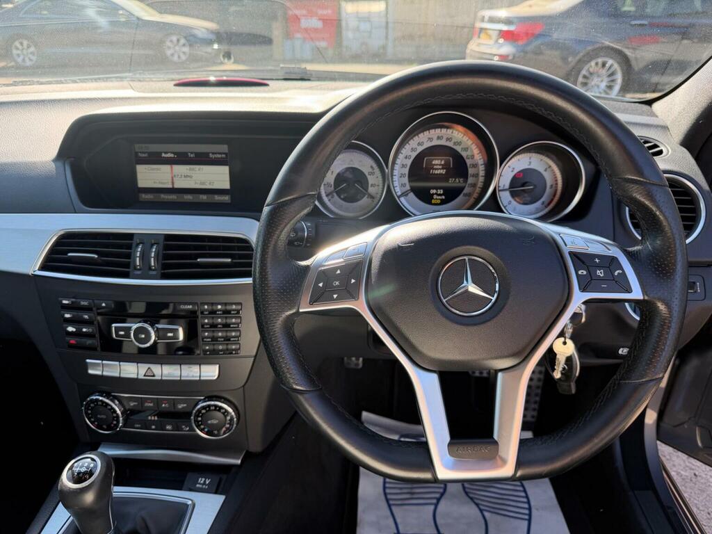 Mercedes-Benz C Class Saloon 2.1 C220 Cdi Blueefficiency Sport G-tronic Black #11