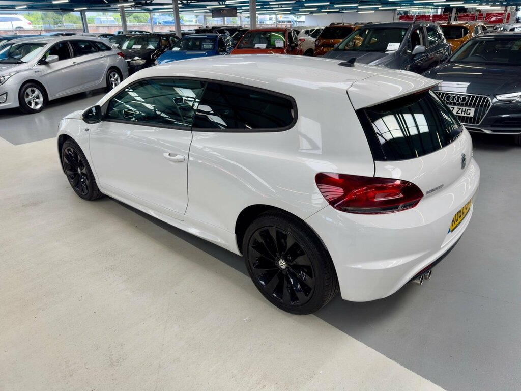 Volkswagen Scirocco 2.0 Tdi R-line Euro 5 Leather, Nav White #6