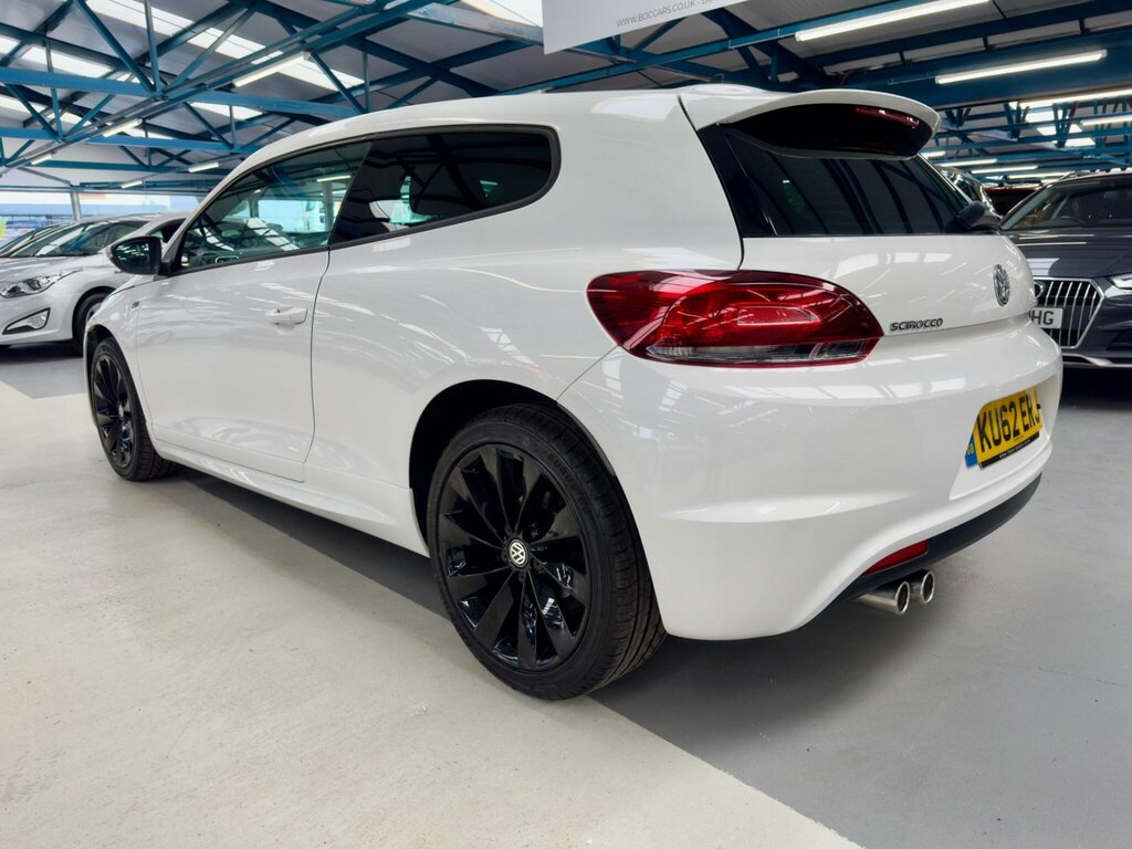 Volkswagen Scirocco 2.0 Tdi R-line Euro 5 Leather, Nav White #5