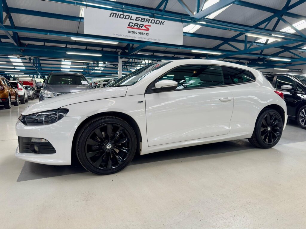Volkswagen Scirocco 2.0 Tdi R-line Euro 5 Leather, Nav White #3