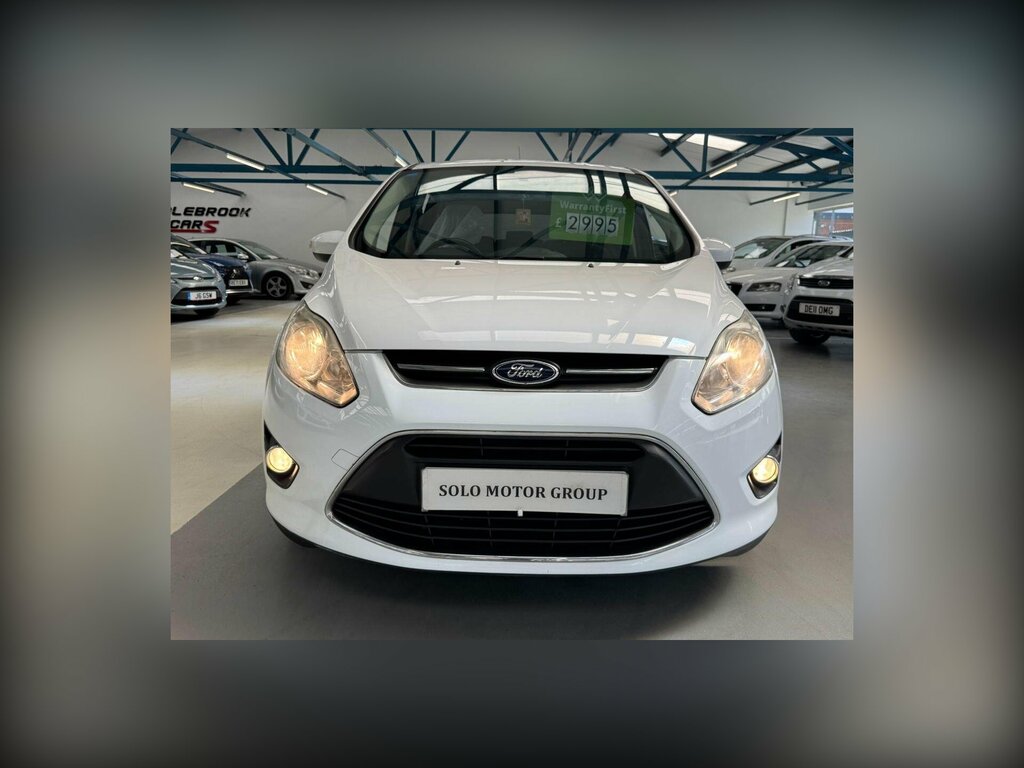 Ford C-Max 1.6 Tdci Zetec Mpv Euro 5 115 P White #5